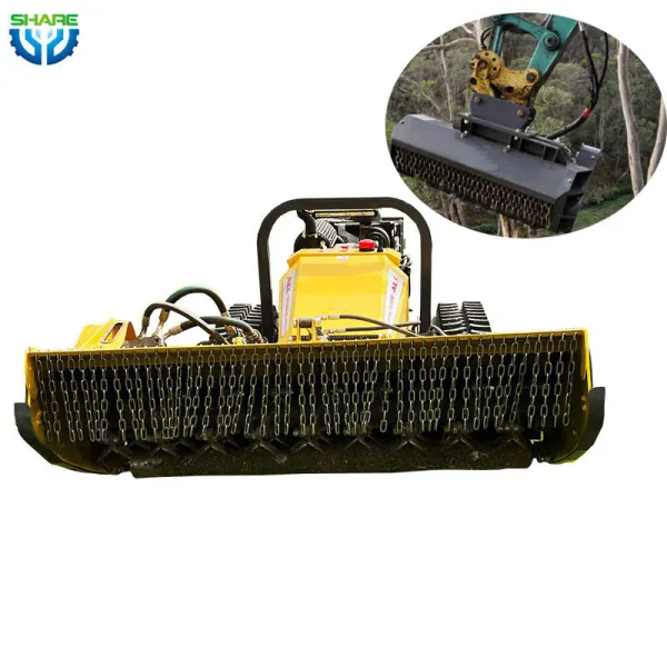 Flail Mower Attachment Forestry Mulcher For Mini Excavator
