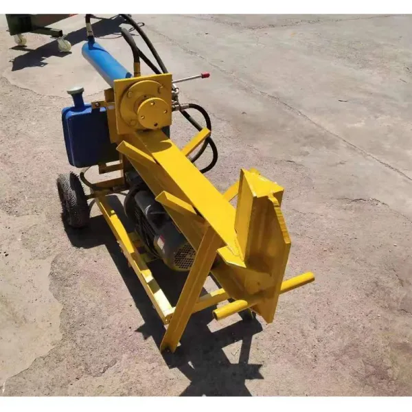 40 Ton Gasoline Petrol Powered Electric Start Wood Cutting Machine With CE Approved High Speed Forestry Equipment Wood Splitter