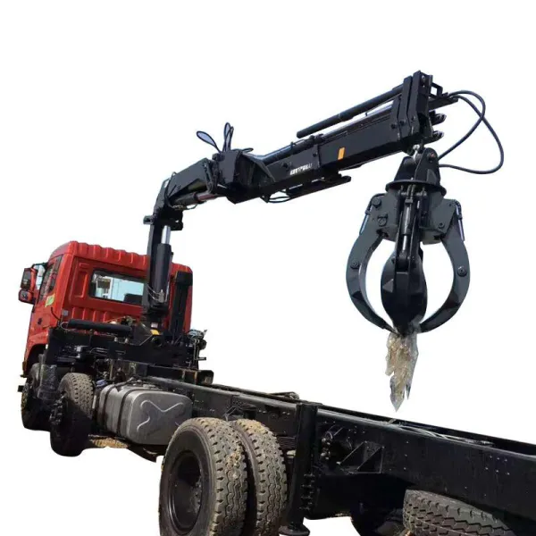 Forestry Hydraulic Log Truck with Crane Hydraulic Arm Hydraulic System Diesel Engineers Available to Service Machinery