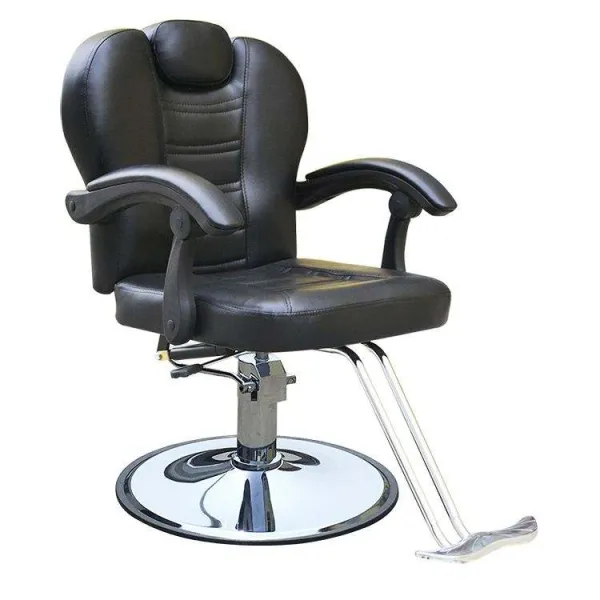 Black hydraulic salon chair;Barber Chair Salon Hairdressing Tattoo Threading Shaving Barbers Styling hairdressing furniture