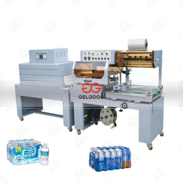 Semi Automatic Film Thermal Shrink Sleeve Cutting Mobile Phone Carton Box Wrap Sealer Pet Bottle Shrink Wrapping Machine