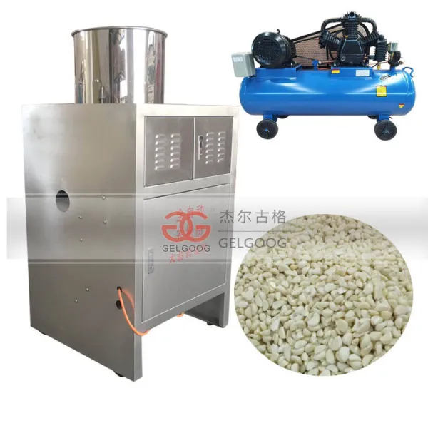 150 kg/h Industrial Dry Garlic Peeling Machine with Air Compressor