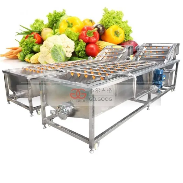 4m Stainless Steel Industrial Bubble Palm Dates Vegetable Washing Cleaning Machine