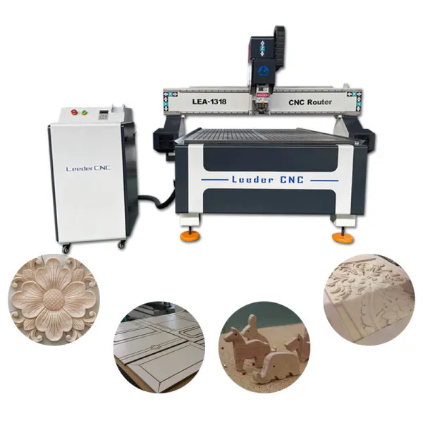 LEEDER CNC 3axis cnc Router Milling Machine with 3d Woodworking Tools