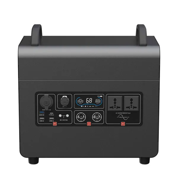 Portable Backup Generator AC DC Power Adapters Solar Charging Power Station Lithium Battery Pack Multi-Function Power station