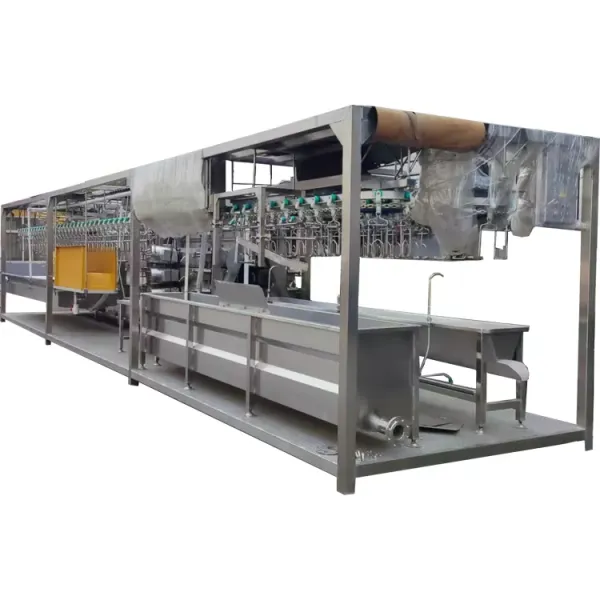 Full automatic chicken plucker poultry slaughtering production line for  chicken slaughtering