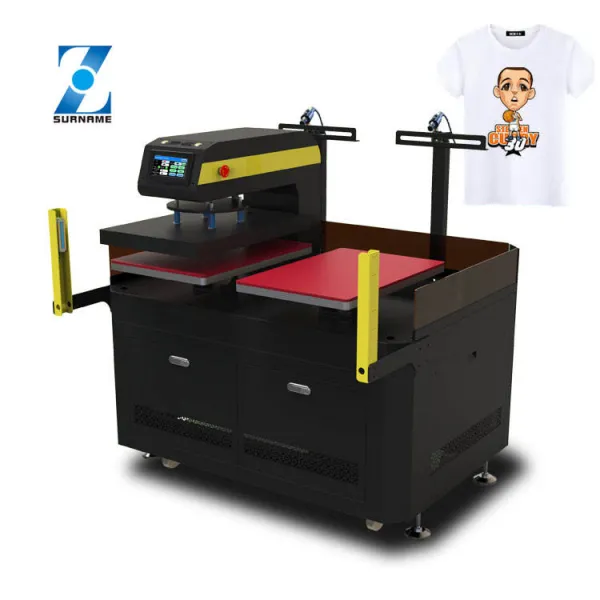 One Key Setting Heat Press Machine For Sublimation Printing 16 x 24 Inch Double Station