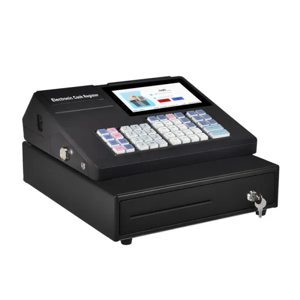 Software 48-key Keyboard Android 11 Cash Register Touch Restaurant All in one pos Systems with thermal printer HCC-A1170