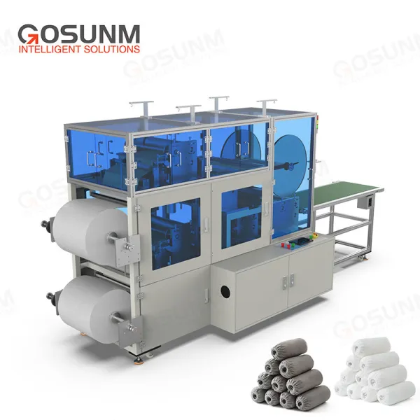 2023 New Low-cost Fully Automatic High-efficiency Ultrasonic Non-Woven Shoe Cover Making Machine