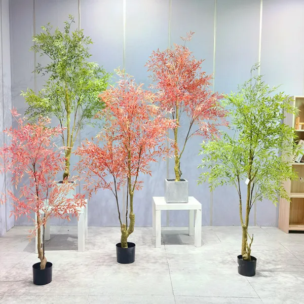 Custom faux potted plants artificial  tree for Indoor Outdoor Home House Decoration