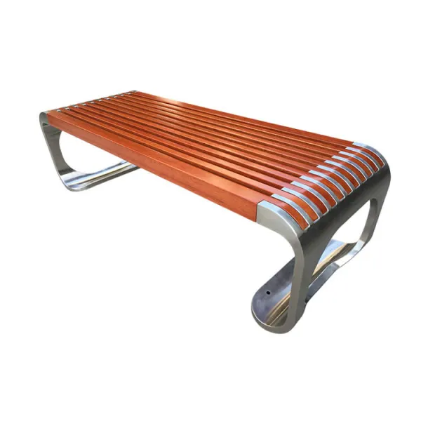 Outdoor park recycled plastic wood bench seat outdoor garden commercial backless exterior bench seating outside patio bench