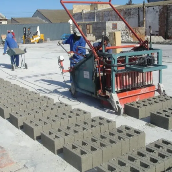Diesel Concrete Block Machine Interlocking Manual Brick Making Machinery