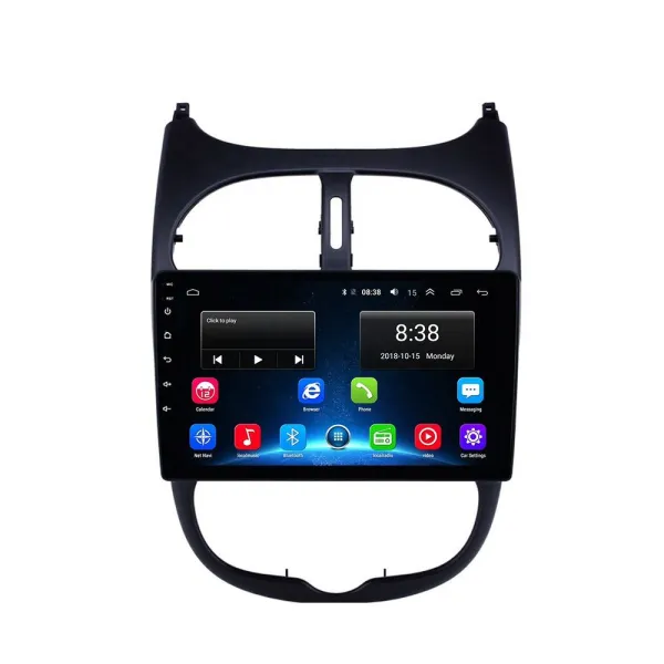 Car Multimedia System For Peugeot 206