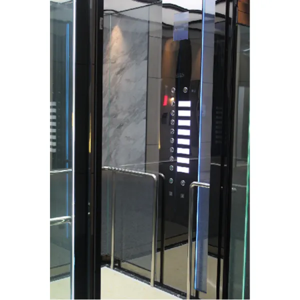 Safety Lift Residential Home Elevator  Panoramic Glass Large Capacity Titanium Stainless Steel Passenger Elevator