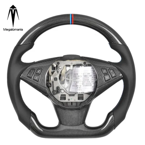 Carbon Fiber LED Racing Steering Wheel For BMW E60 E63 M5 M6