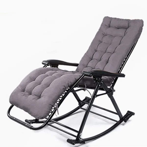 Outdoor Beach Garden Camping Zero Gravity Foldable Portable Chaise Sun Recliner Lounge Chair Nordic Folding Rocking Chair