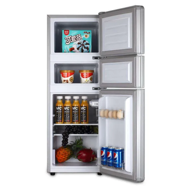 Three door mini silent refrigerator (BCD-138P3K)