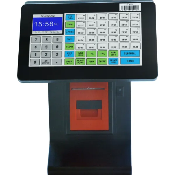 Dual Screen Keyboard Electronic Cash Register