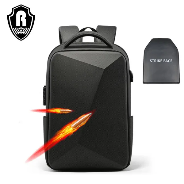 Business Man's Travel Backpack 15.6 inch laptop Bag With Board Daily Safety Package USB