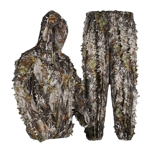 Costume Hooded Camo Camouflage Sniper Hunting Apparel Clothing leaf Equipment adult ghillie suit