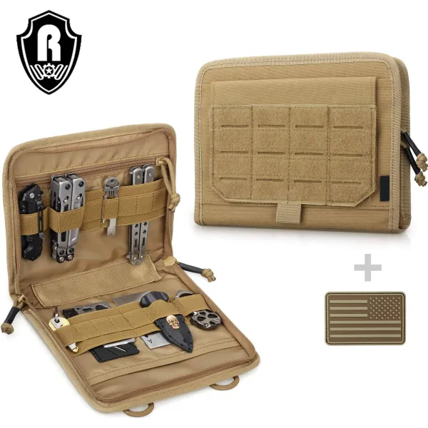 Laser Cutting Multifunction Medical Modular Pouch Tactical Map Tool Tactical Accessory Bag For Backpack Vest