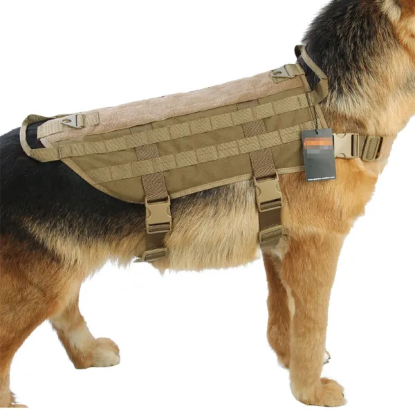 Multiple Sizes Outdoor Tactical Dog Harness Training Dog Vest For Small Large Puppy