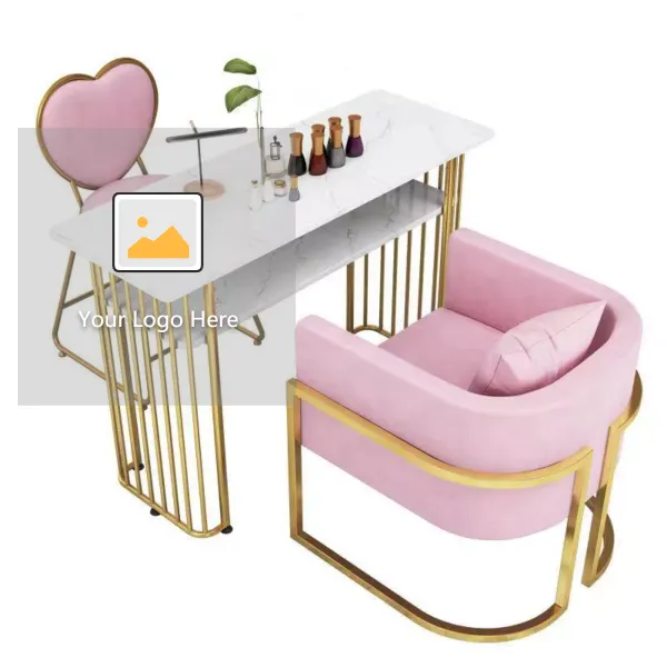 Cheap Dust Collector Professional Design Pink Nail Manicure Table For Sale