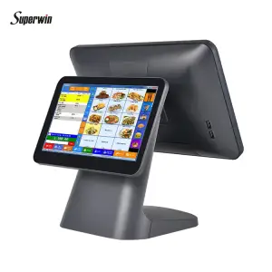 CY75 Cash register Double touch screen payment terminal POS machine