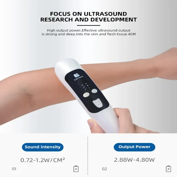 Portable Pain Relief Devices Therapeutic Physiotherapy Equipment Ultrasound Machine For Physical Therapy