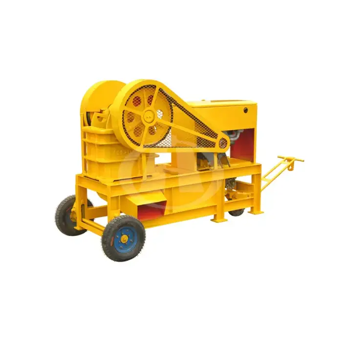 Low Energy Consumption Small Mini Portable Diesel Stone Jaw Crusher Machine