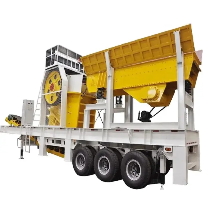 High efficient track mobile stone rock ore cone crusher machine for granite quartzite limestone