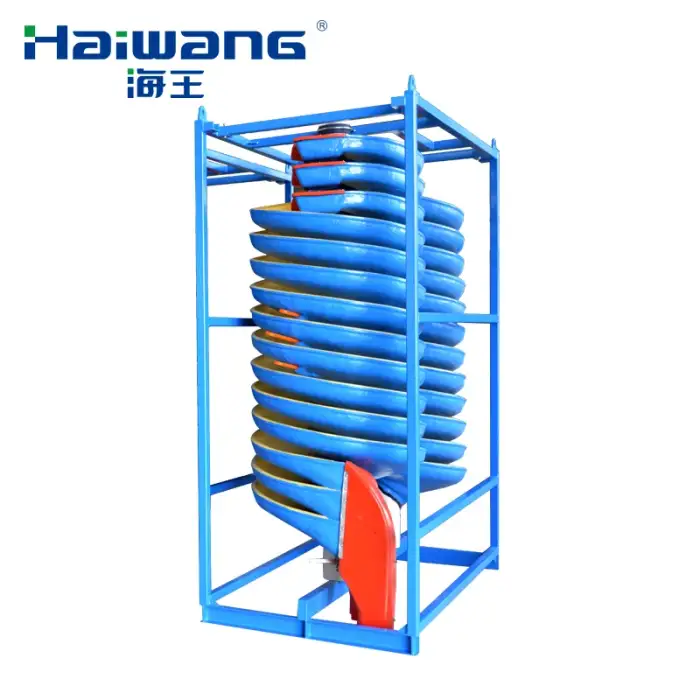 China supplied hot sale gold spiral separators to separate gold ores
