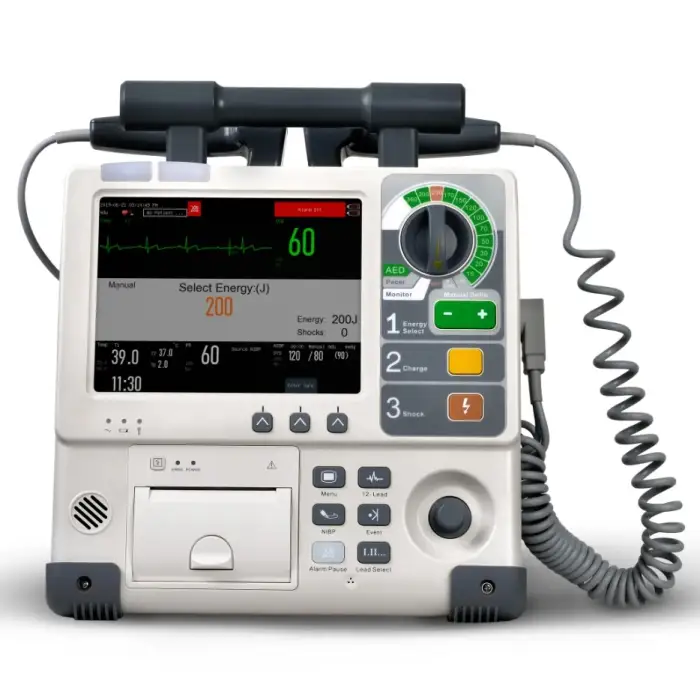 Comen Monitot Defibrillator for Ambulance/2023 Top Sale Defibrillator Monitor S8 Dual Paddles