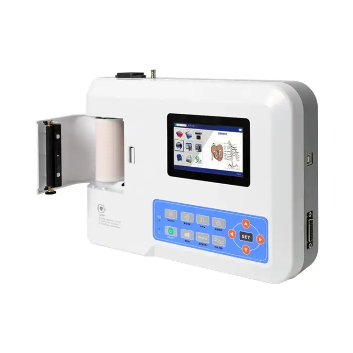 CONTEC ECG300G medical diagnostic machine portable ecg 3 channel echocardiogram