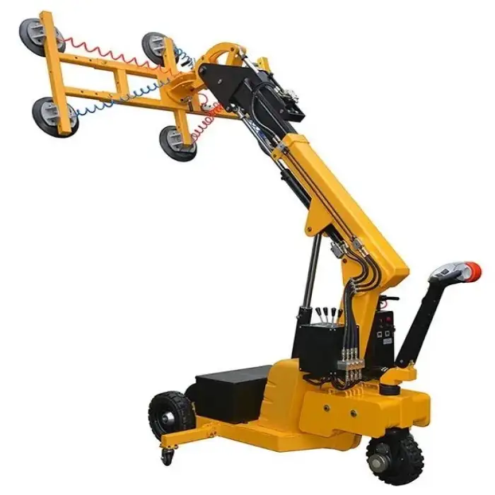 400kg 600kg heavy duty manual rotation vacuum glass lifting mobile robot manufacturers price