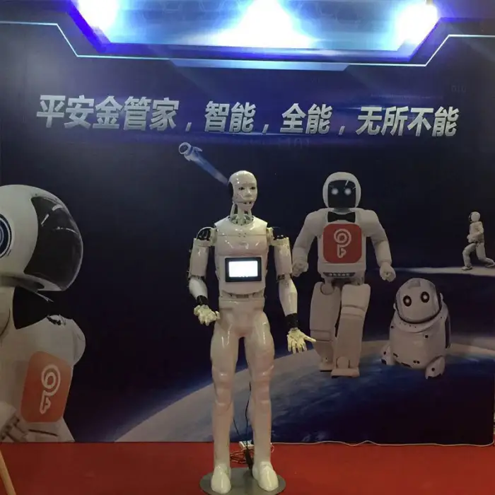 A smart humanoid service robot that can move hands, fingers, arms, and heads