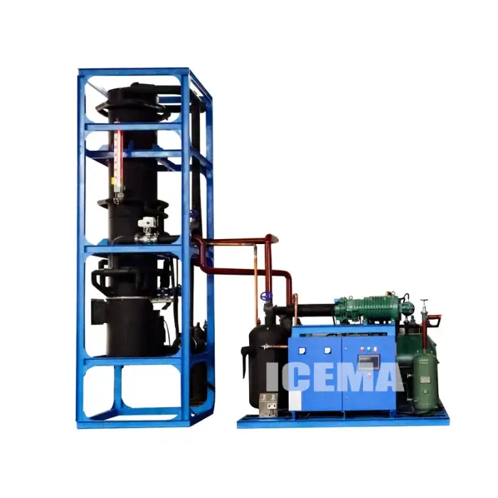 ICEMA The Nissan 20Tlarge cube ice making machine is suitable for ice plants