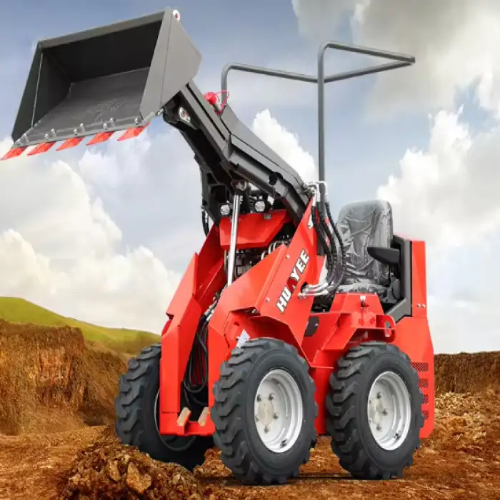 Skid Steer Loaders  Earth-moving Machinery Farm Use Hydraulic Min Loaders Multifunctional Diesel Engine Skid Steer Loader