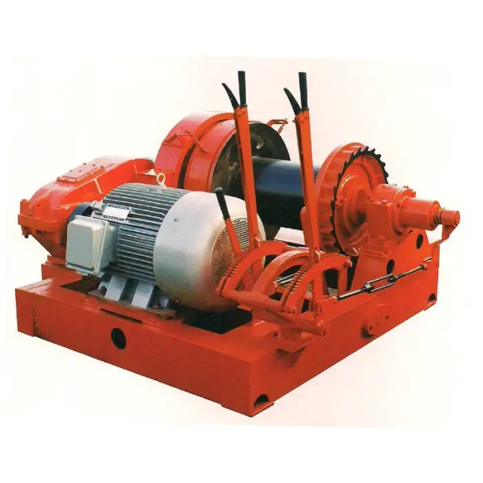 Two brake building winch