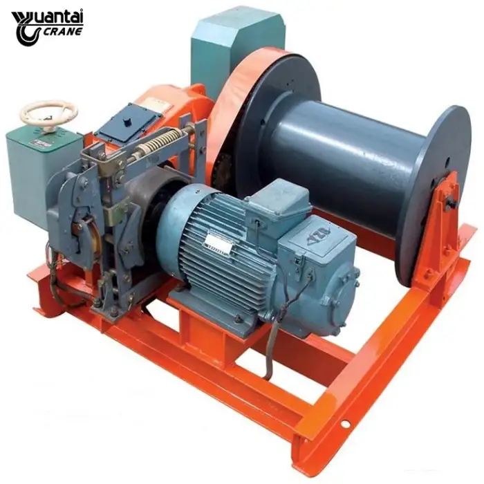 380v Wire Rope Pulling Construction Electric Winch Price Small 500kg 3000kg Yuantai Winch Pendant Control or Remote Control