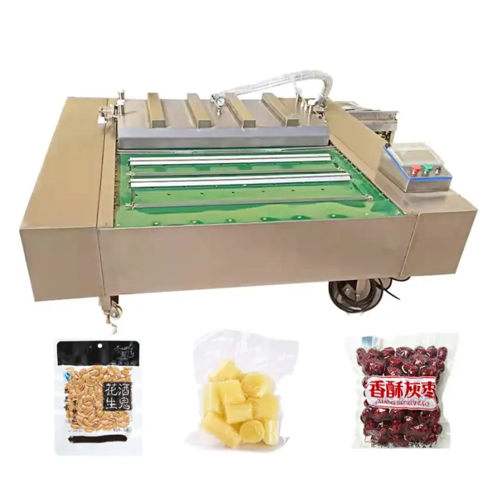 Commercial cashew nut meat cheese food vacuum packaging machine