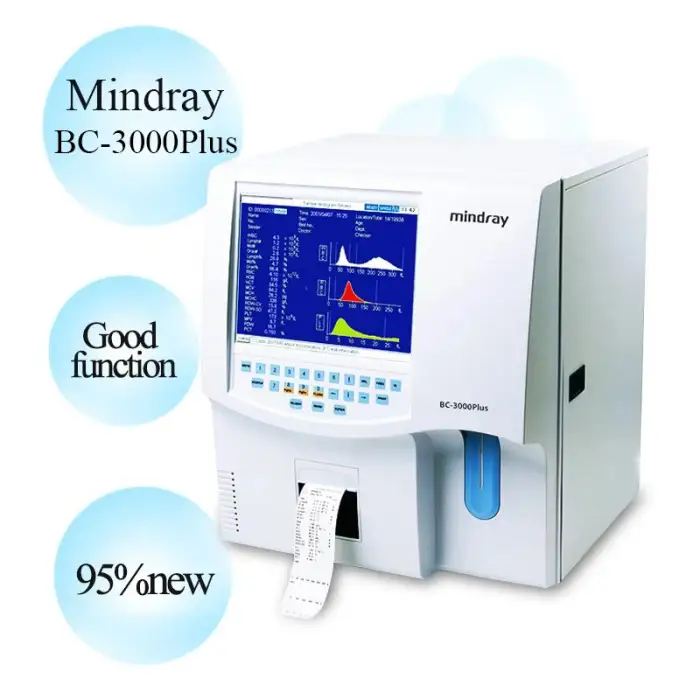 Mindray BC 3000 PLUS Hematology Analyzer 3 Part Cell Counter Blood Analyzer CBC Machine