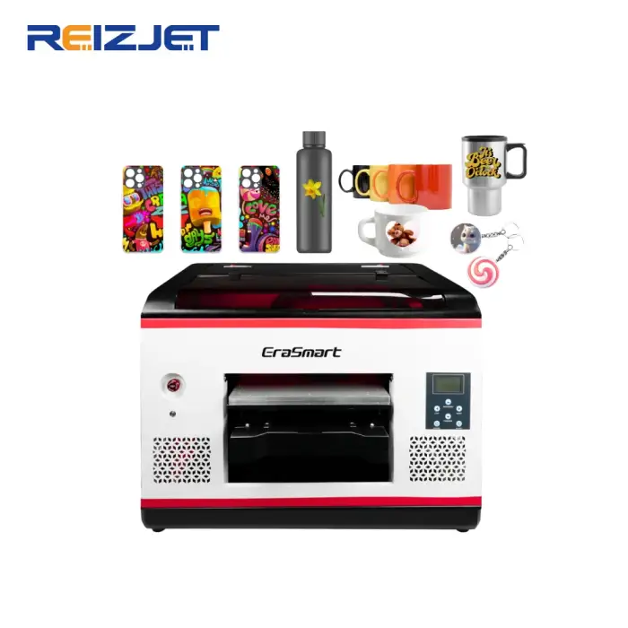 A4 A3 Small Desktop UV Flatbed Printer with Software For Phone Cover Card