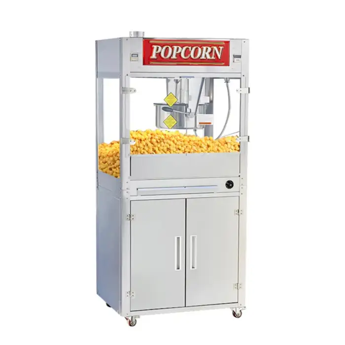 Large Capacity Factory Transparent Glass Commercial Popcorn Makers Popcorn Machine