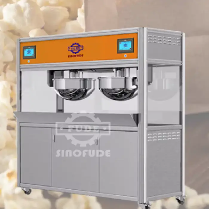 automatic electric gas professional popcorn maker machine commercial cinema high quality corn machine