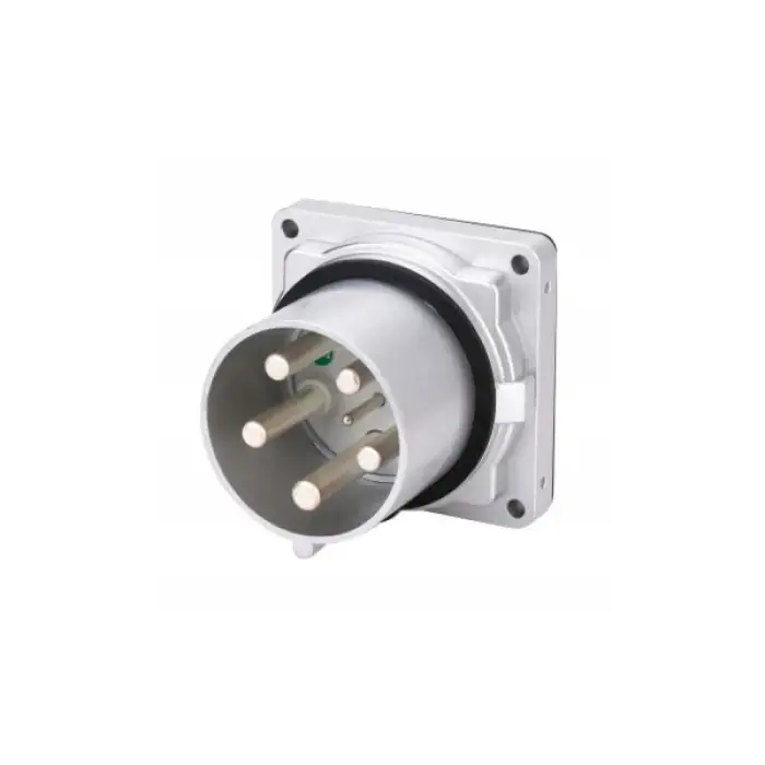 OEM Industrial Waterproof Power Supply Panel Mounted Socket -IP67 200A/250A/400A 4Pin/5Pin