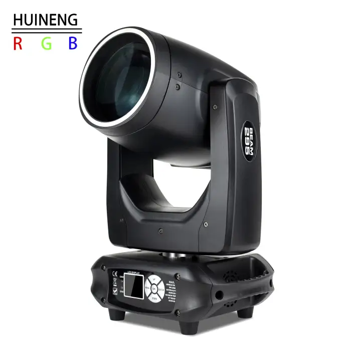 HUINENG Professional Stage 295W Beam Light With Aperture  For Dj Night Club Stage Beam Spot Light 8+16+24 Prism