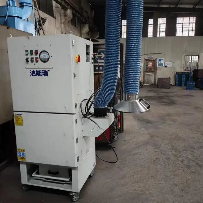 YYVAC AJS220 Industrial Dust Extractor with Automatic Pulse Jet Cleaning Woodworking Dust Collector