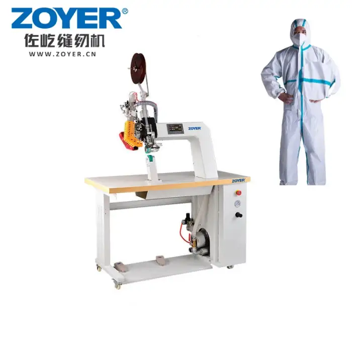 Ce Approved Making Protective Suit Clothing Hot Air Seam Sealing Machine