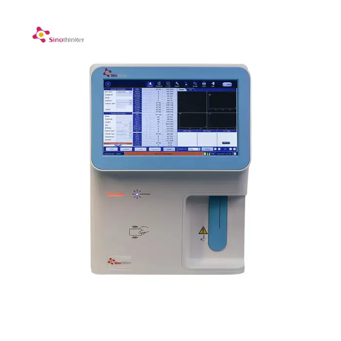 mindray 5-part differentiation automatic hematology analyzer clinical lab cell blood counter 5 part for human